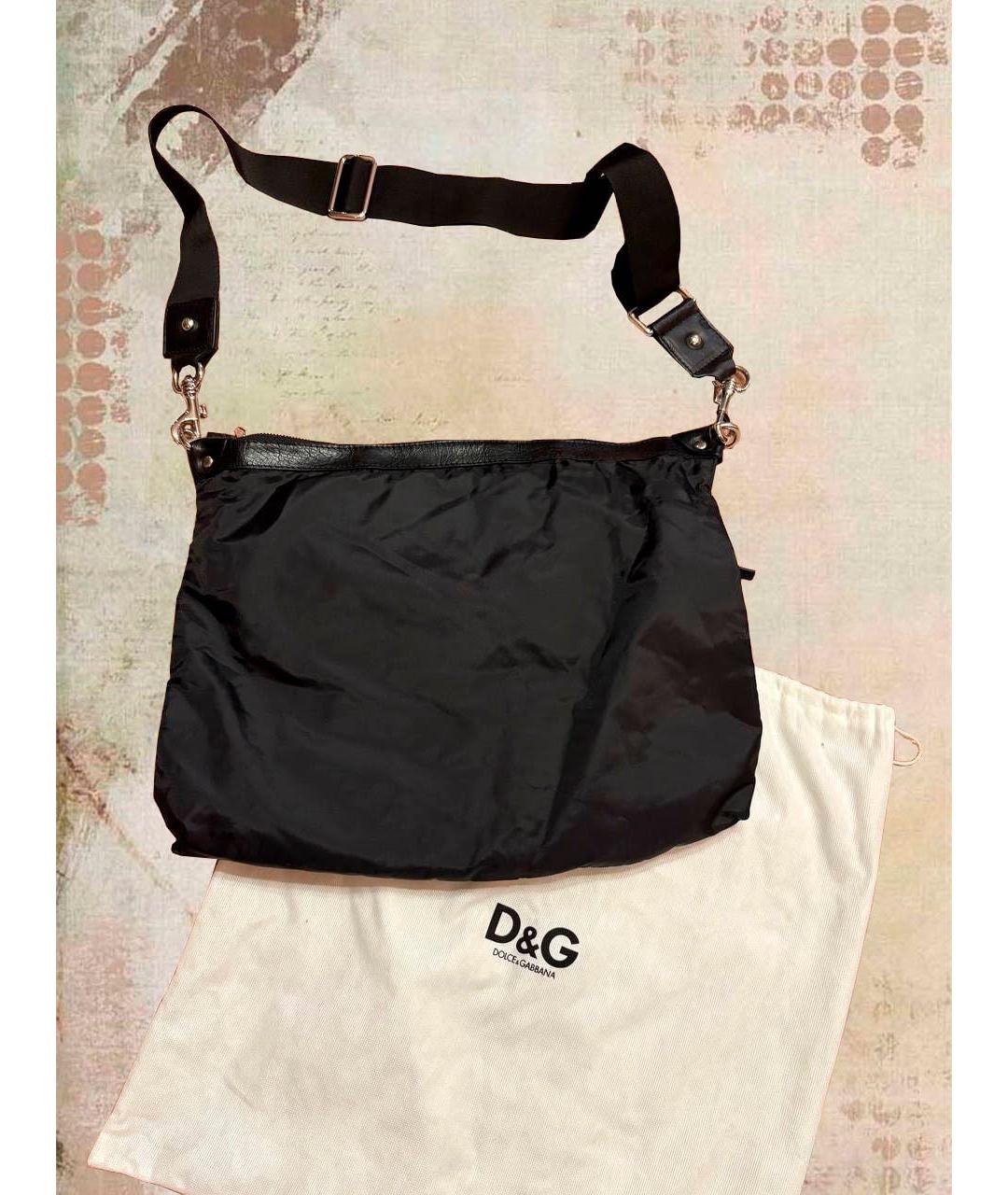 DOLCE&GABBANA Черная сумка на плечо, фото 3