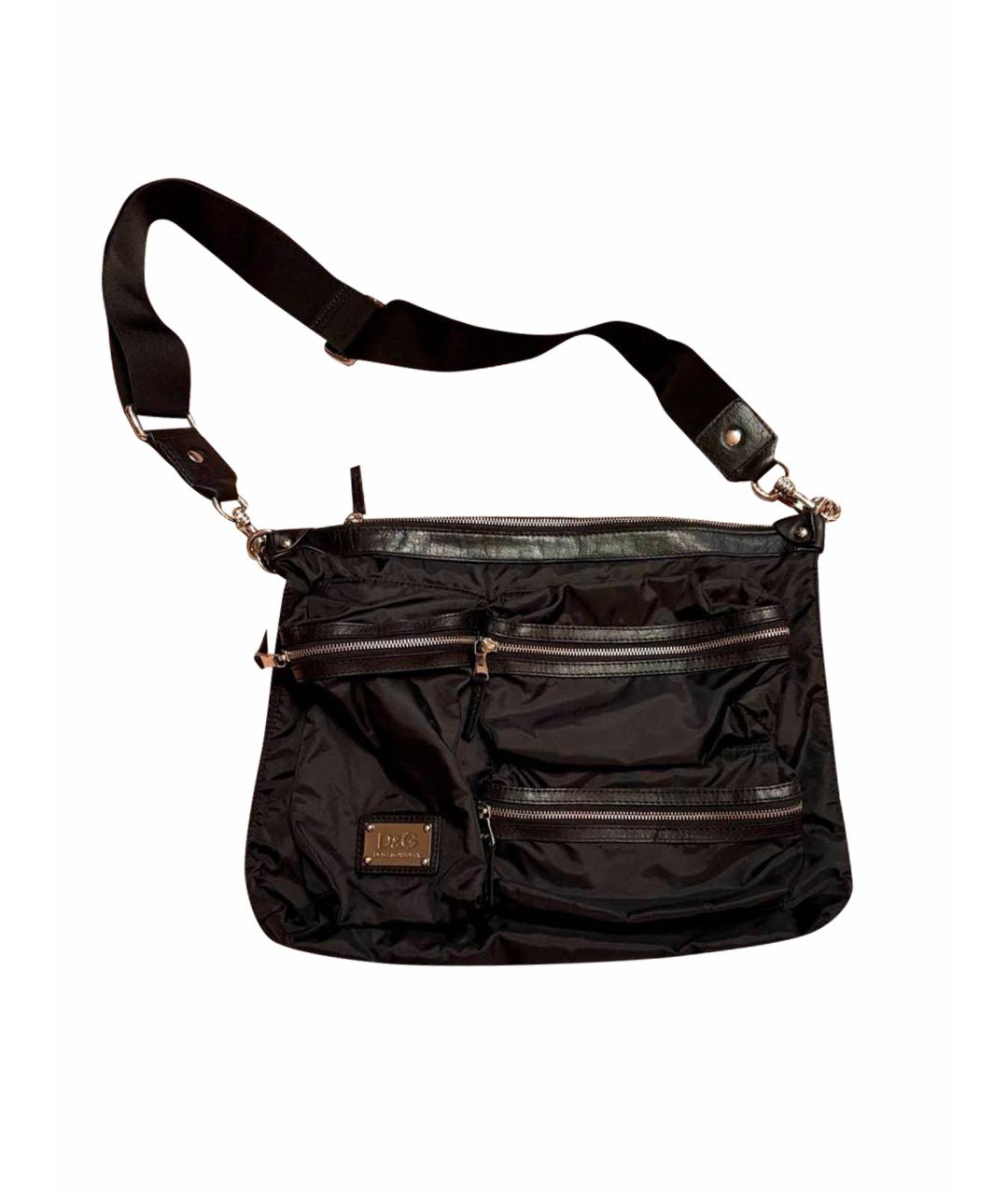 DOLCE&GABBANA Черная сумка на плечо, фото 1