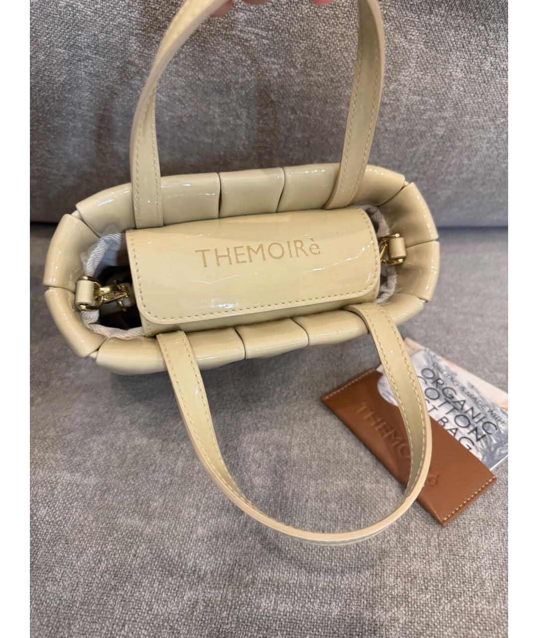 THEMOIRE Бежевая сумка с короткими ручками из искусственной кожи, фото 4