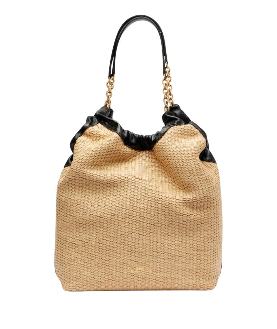 DEMELLIER Бежевая пелетеная сумка тоут, фото 1