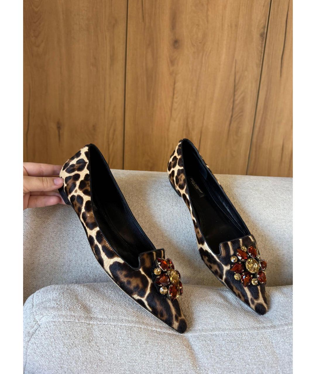 DOLCE&GABBANA Мульти балетки, фото 5