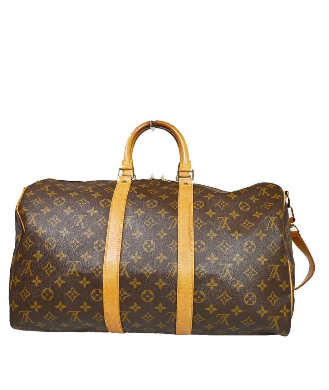 LOUIS VUITTON Коричневая дорожная/спортивная сумка, фото 1