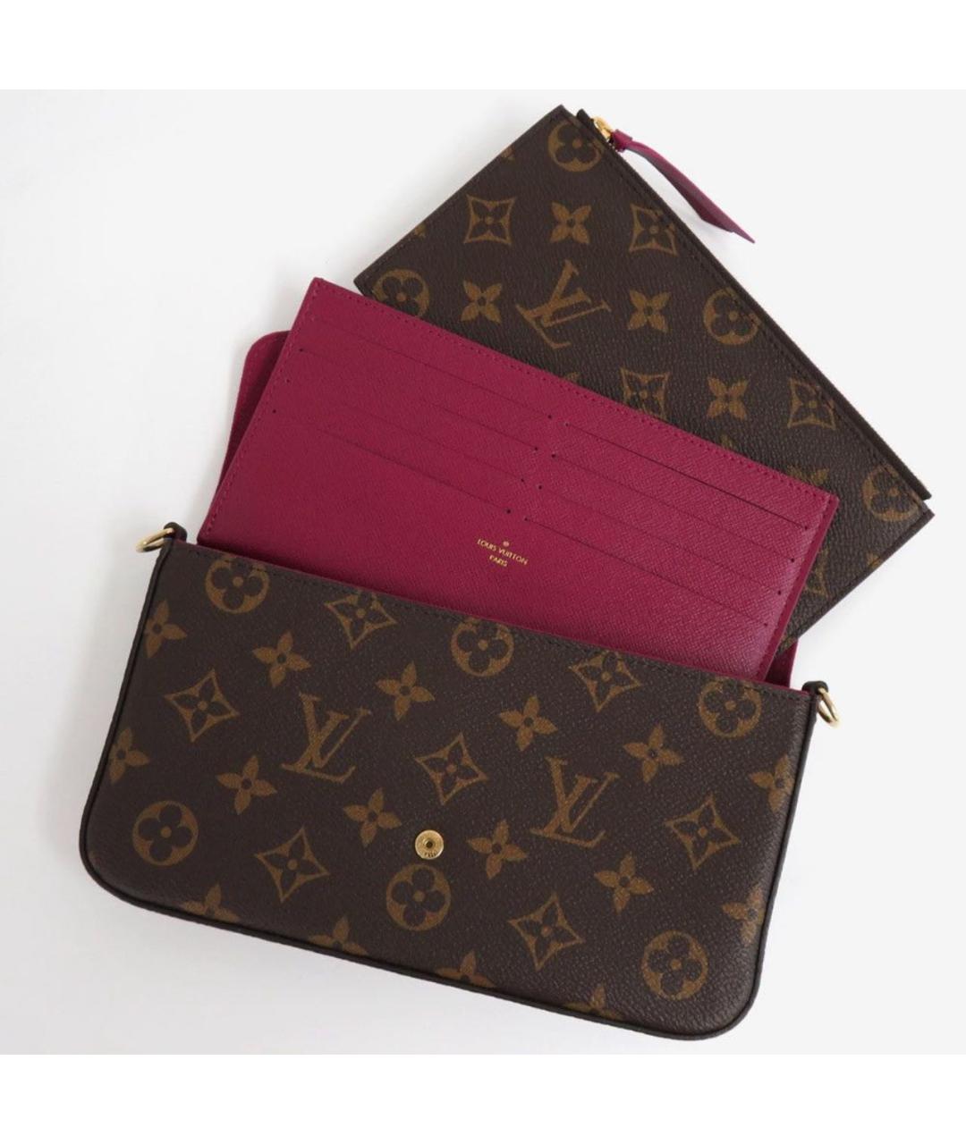 LOUIS VUITTON Коричневая сумка через плечо, фото 8