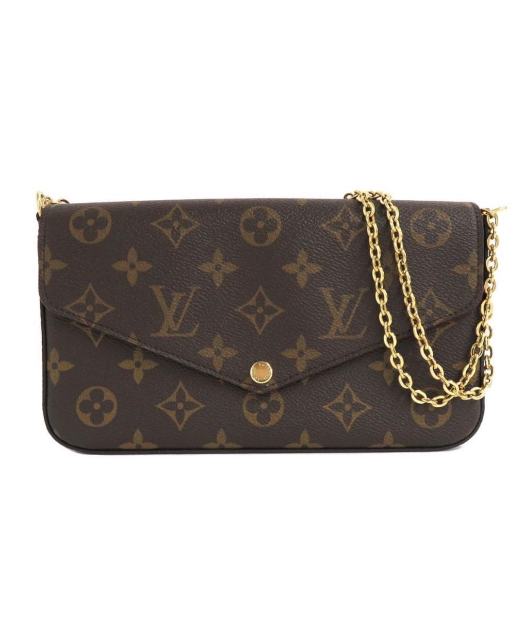 LOUIS VUITTON Коричневая сумка через плечо, фото 1