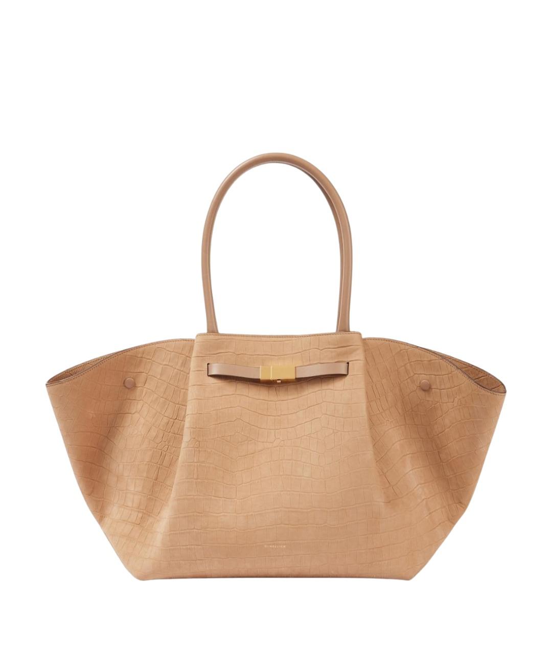 DEMELLIER Бежевая кожаная сумка тоут, фото 1