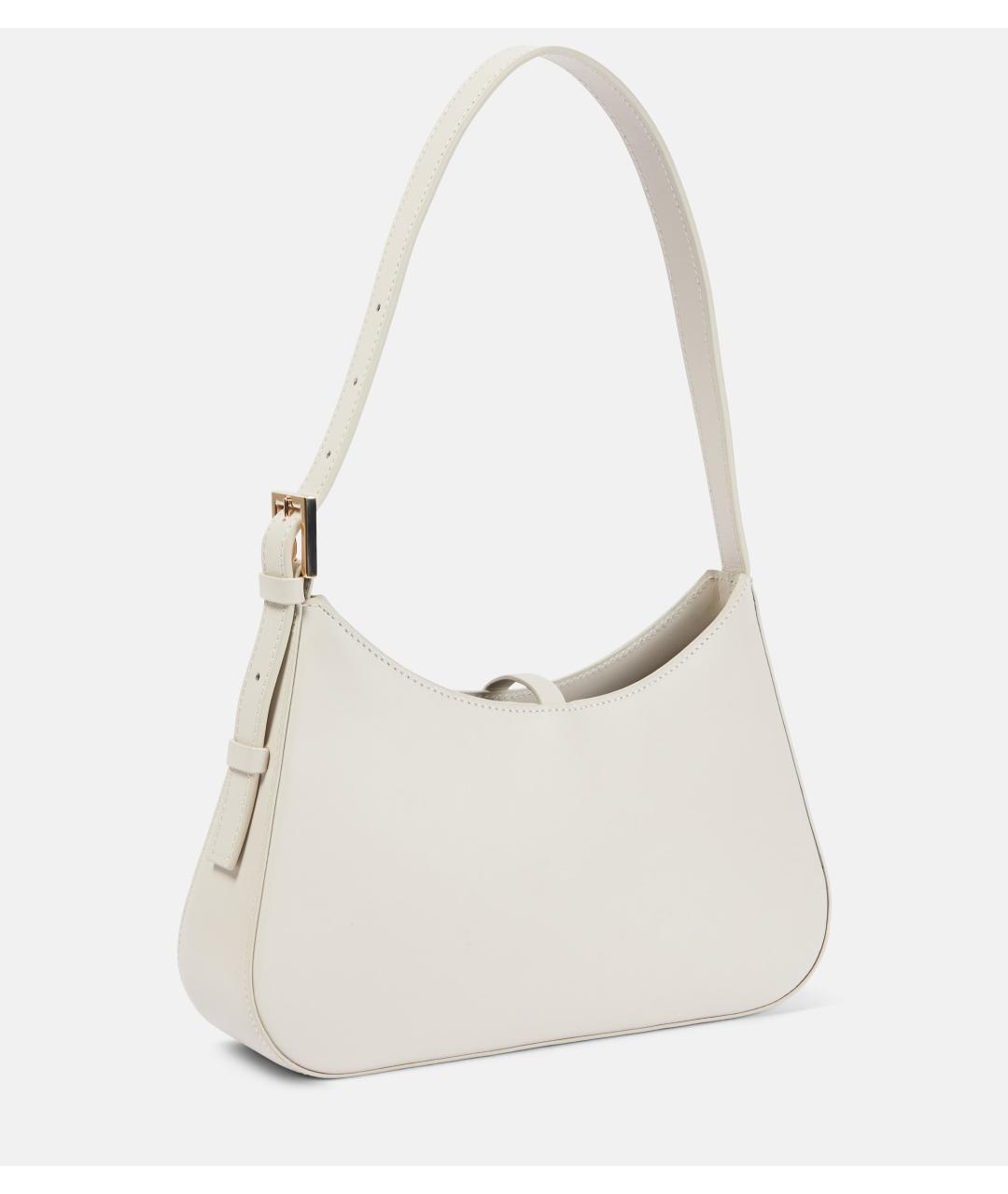 DEMELLIER Белая кожаная сумка через плечо, фото 5