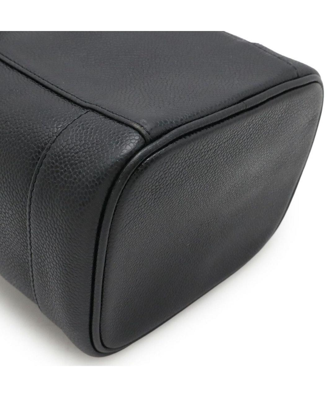 CHANEL Черная кожаная сумка через плечо, фото 3