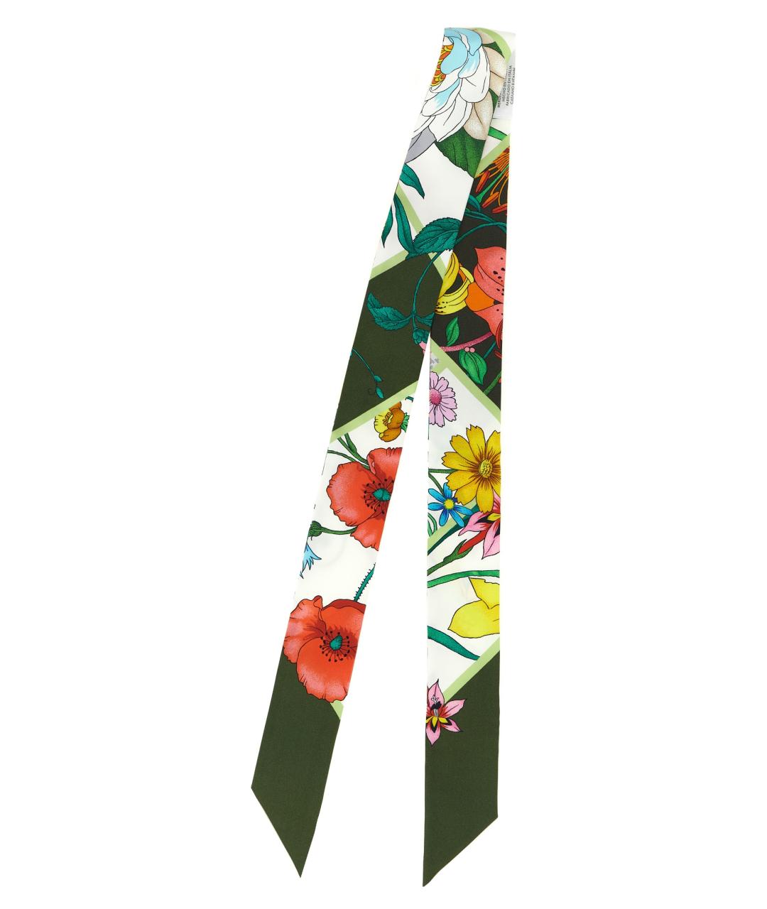 GUCCI Мульти шелковый шарф, фото 2