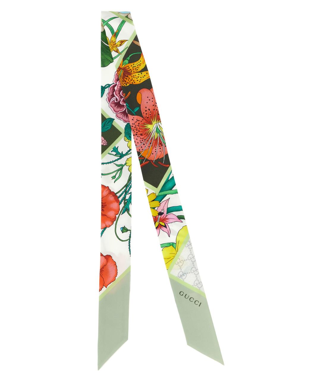 GUCCI Мульти шелковый шарф, фото 1