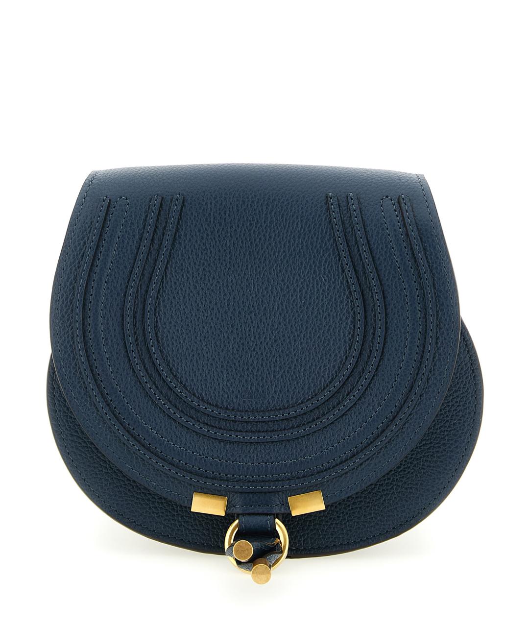 CHLOE Синяя кожаная сумка через плечо, фото 1
