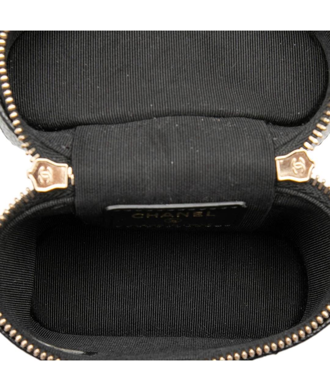 CHANEL Черная кожаная сумка через плечо, фото 4
