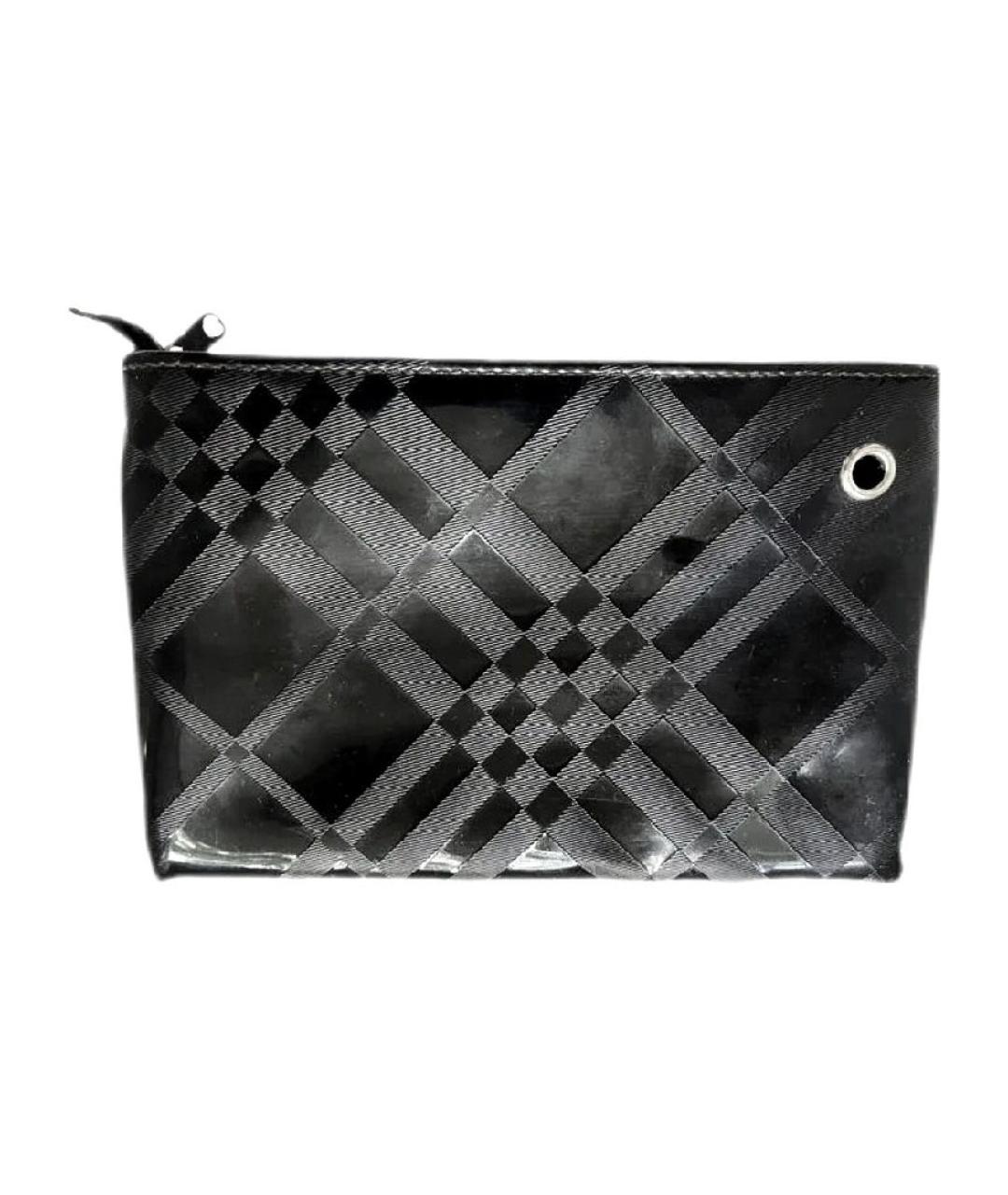 BURBERRY Черная синтетическая косметичка, фото 7