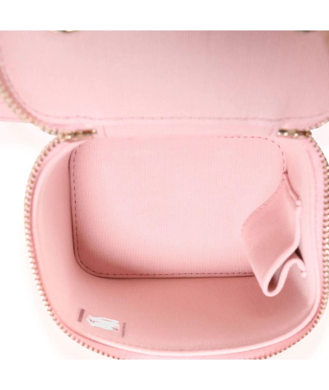 CHANEL Розовая кожаная сумка через плечо, фото 8