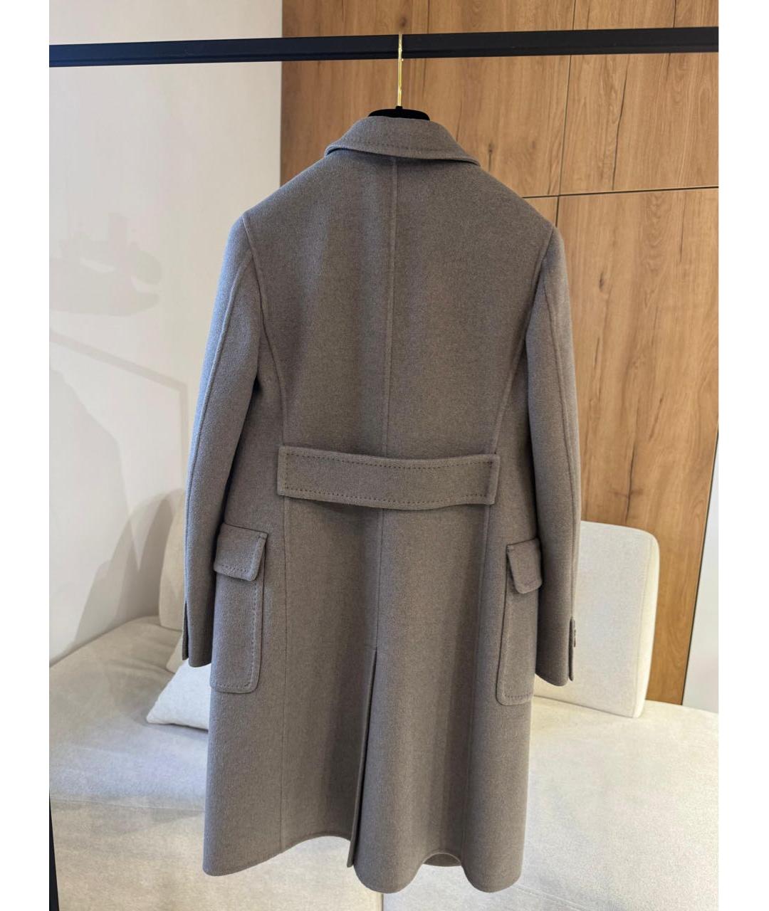 LORO PIANA Серое кашемировое пальто, фото 3