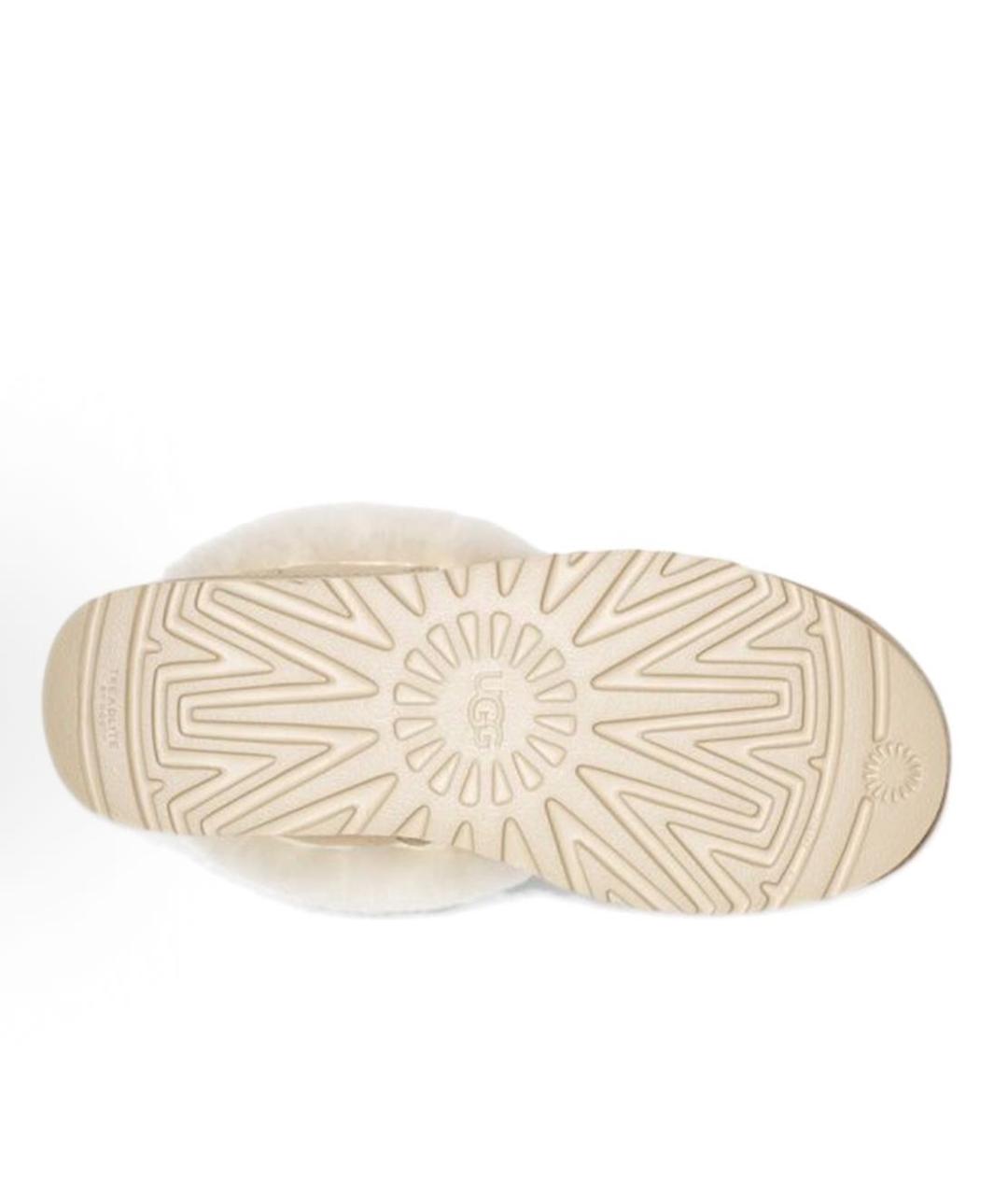 UGG AUSTRALIA Бежевые замшевые лоферы, фото 6