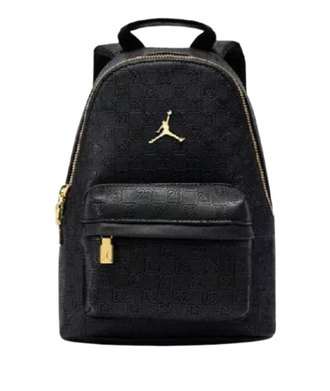 JORDAN Черный рюкзак из искусственной кожи, фото 1