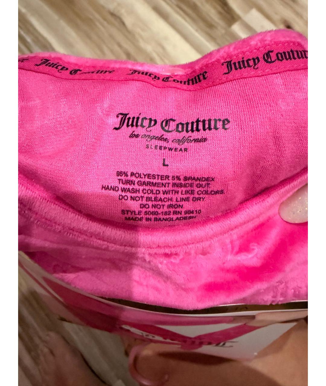 JUICY COUTURE Фуксия хлопко-эластановая пижама, фото 6