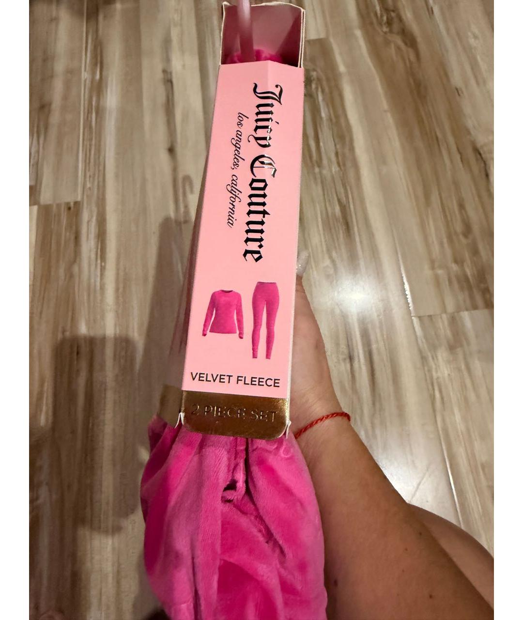 JUICY COUTURE Фуксия хлопко-эластановая пижама, фото 7