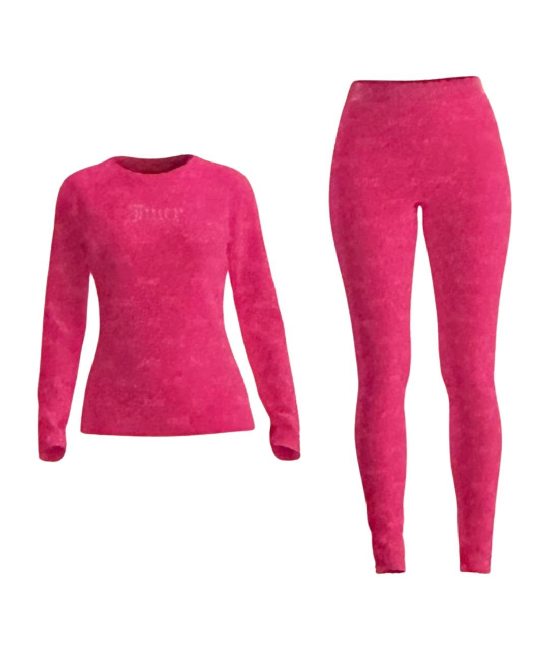 JUICY COUTURE Фуксия хлопко-эластановая пижама, фото 1