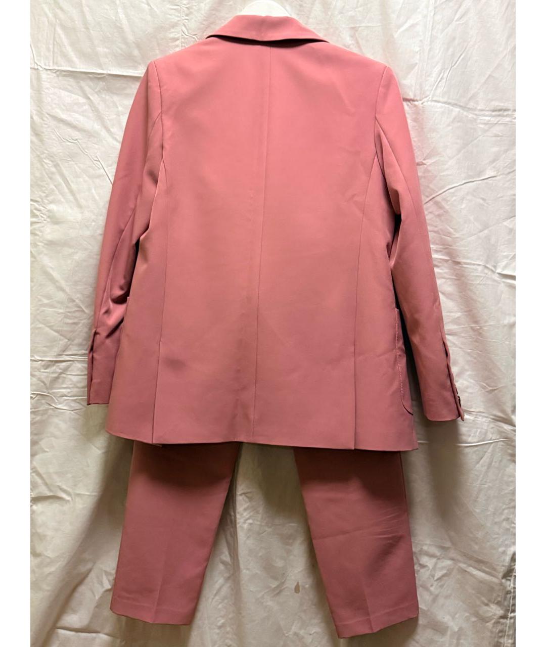 ERMANNO FIRENZE Розовый полиэстеровый костюм с брюками, фото 5