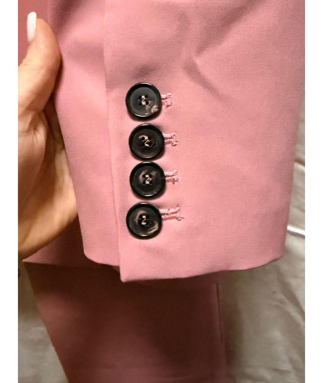 ERMANNO FIRENZE Розовый полиэстеровый костюм с брюками, фото 6