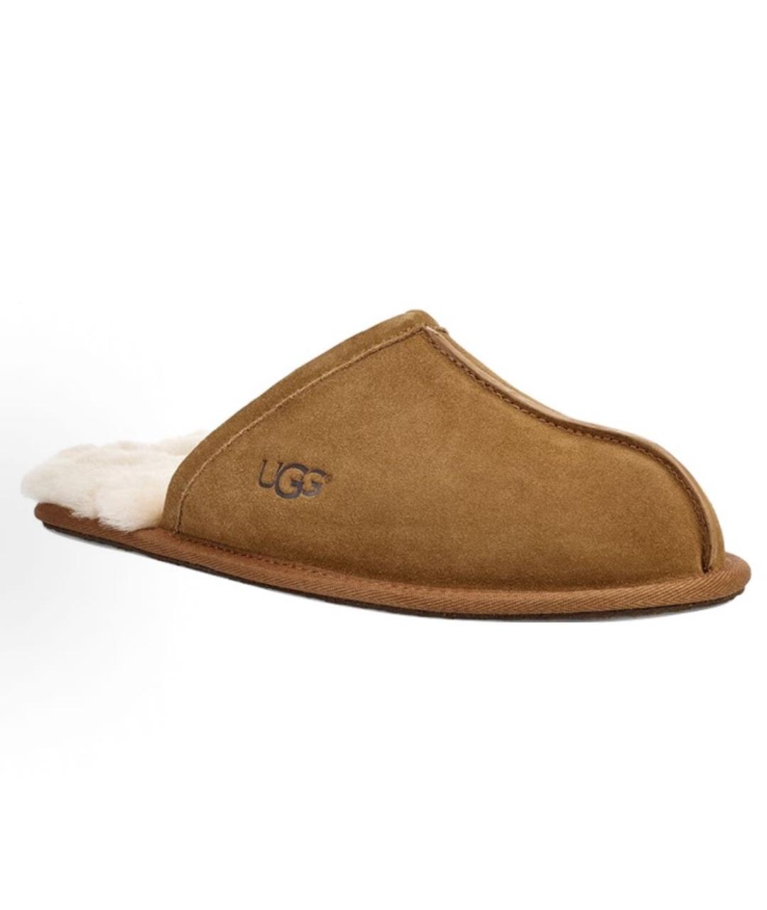 UGG AUSTRALIA Коричневые замшевые мюли, фото 2