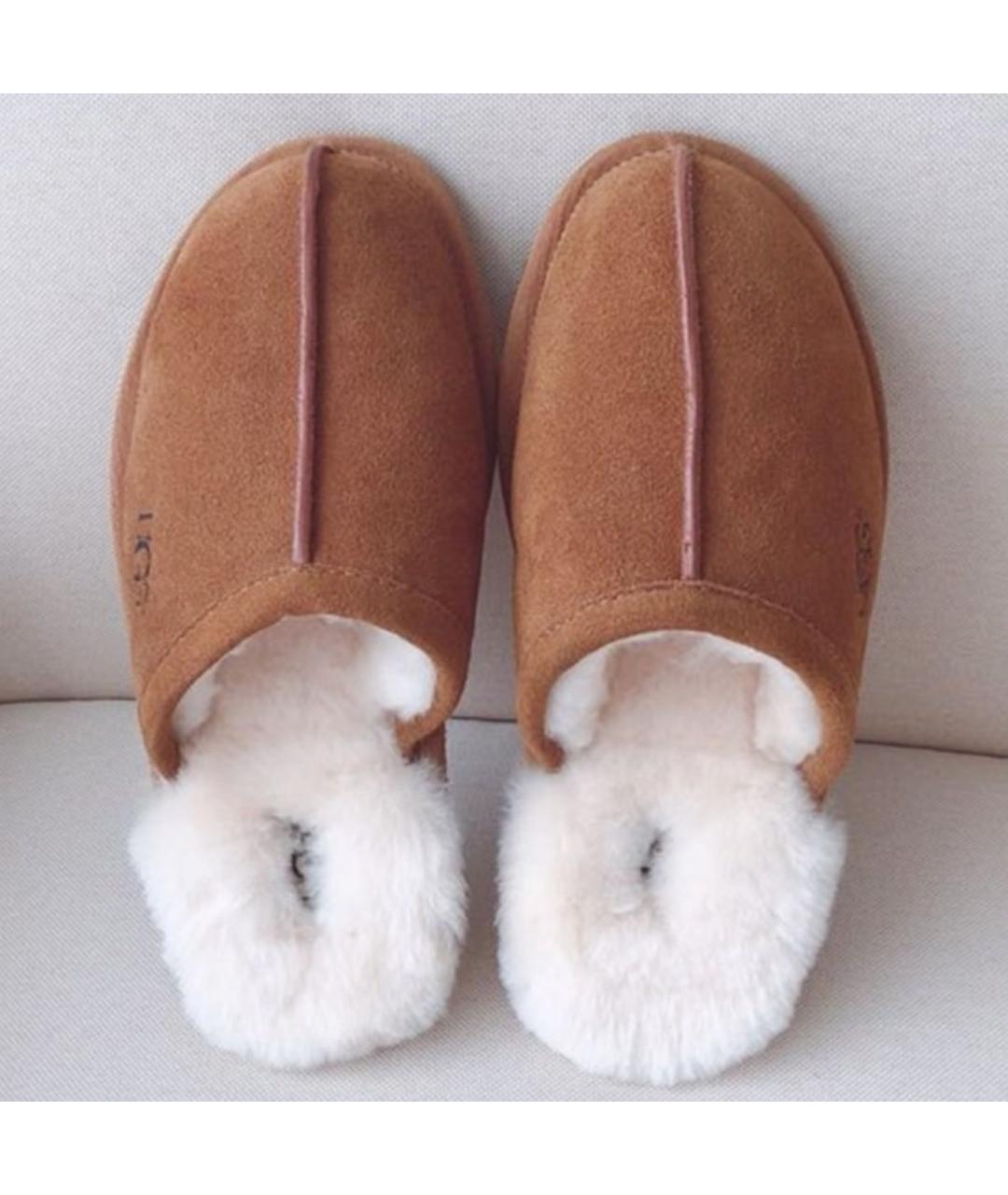UGG AUSTRALIA Коричневые замшевые мюли, фото 6