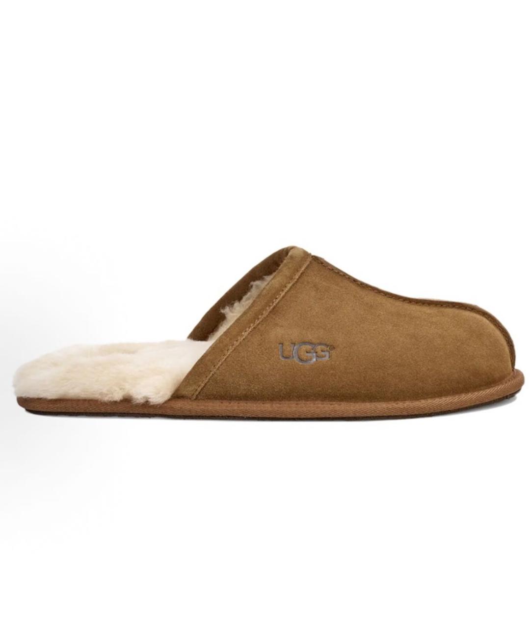 UGG AUSTRALIA Коричневые замшевые мюли, фото 9