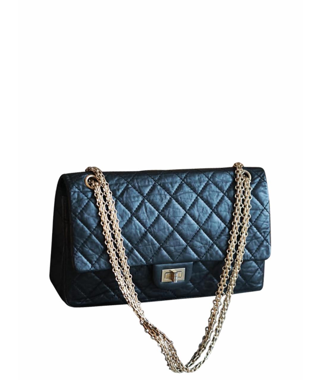 CHANEL Черная кожаная сумка через плечо, фото 1