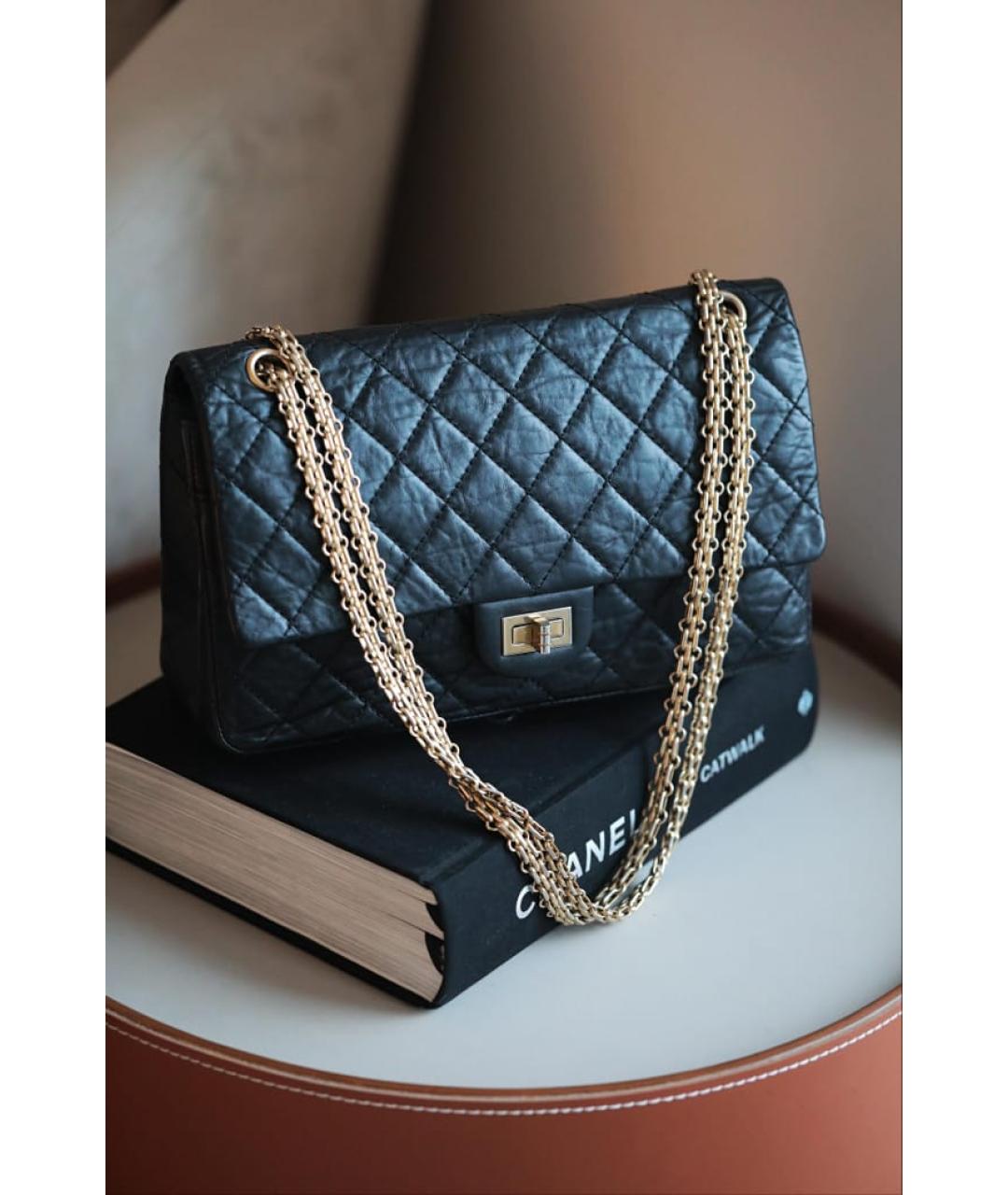 CHANEL Черная кожаная сумка через плечо, фото 3