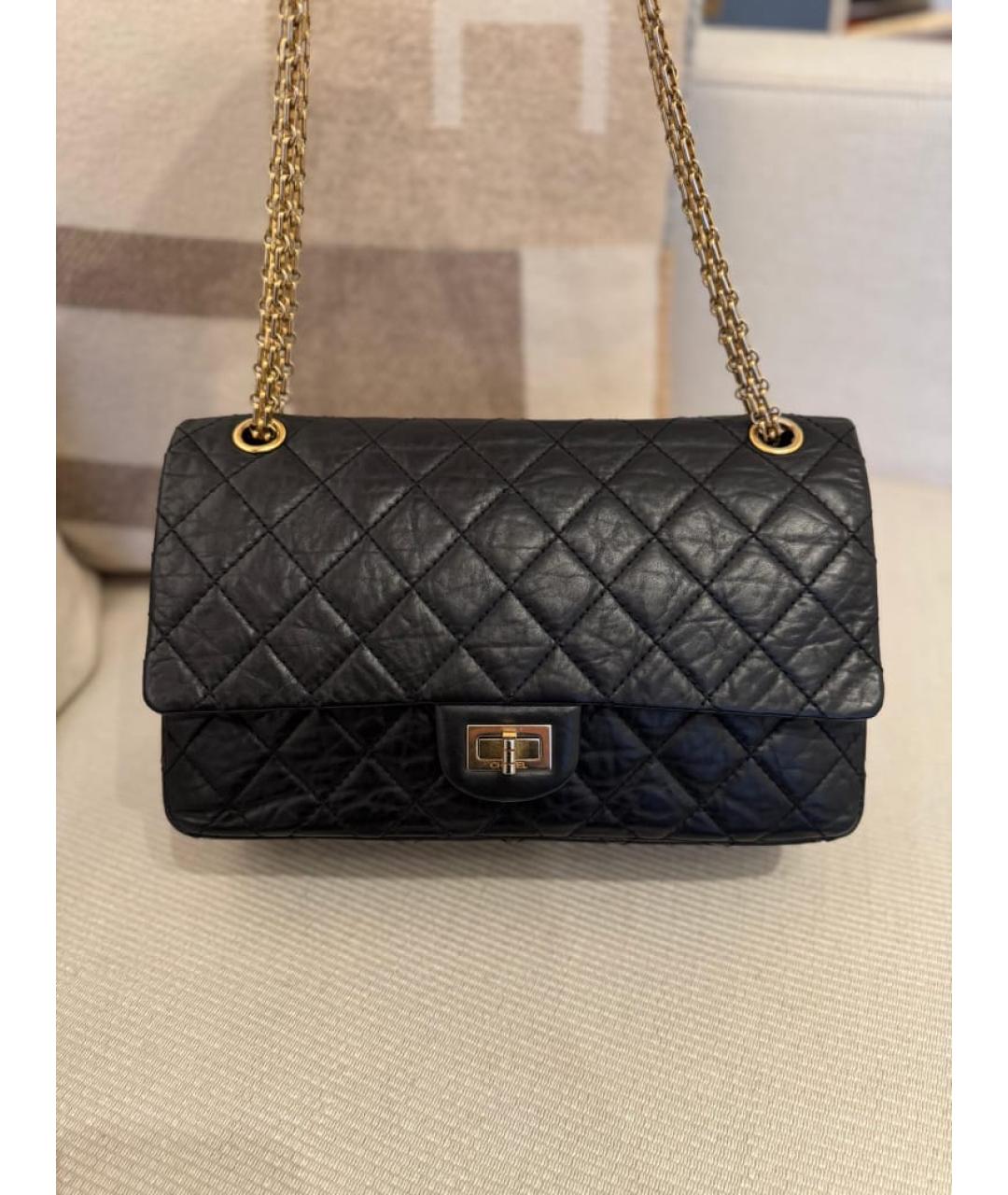 CHANEL Черная кожаная сумка через плечо, фото 2