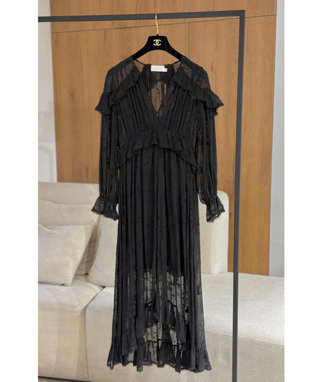 ZIMMERMANN Черное коктейльное платье, фото 4