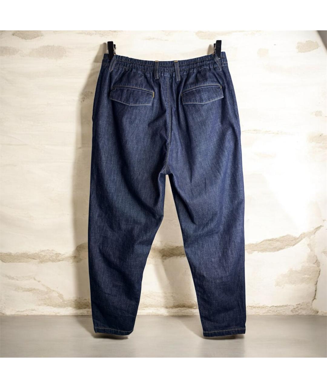 ELEVENTY Темно-синие хлопковые повседневные брюки, фото 4