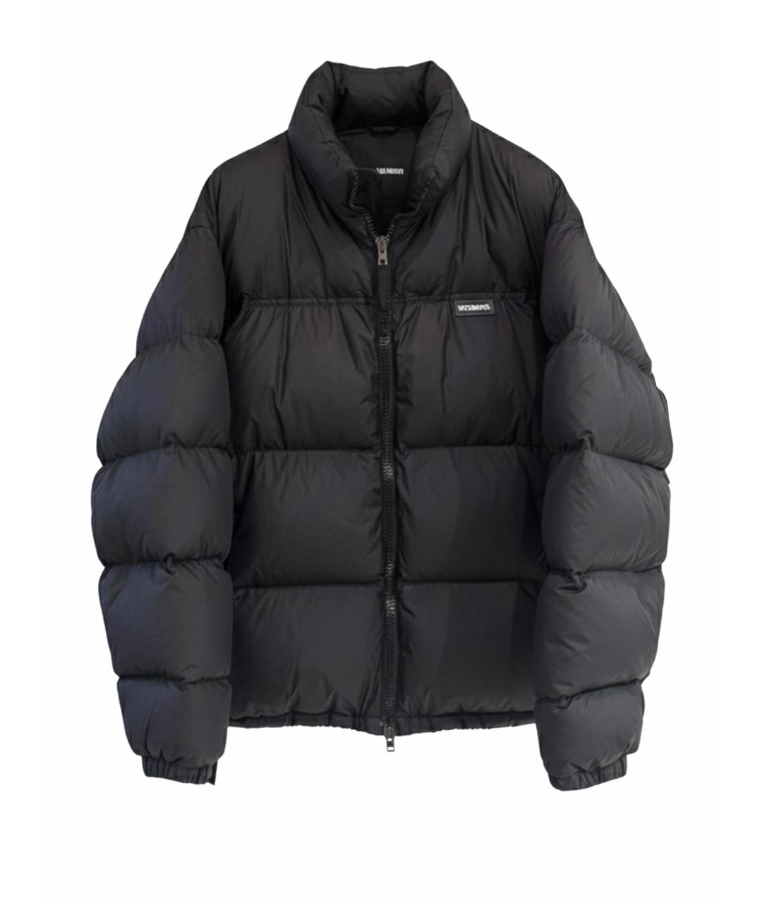 VETEMENTS Черный пуховик, фото 1