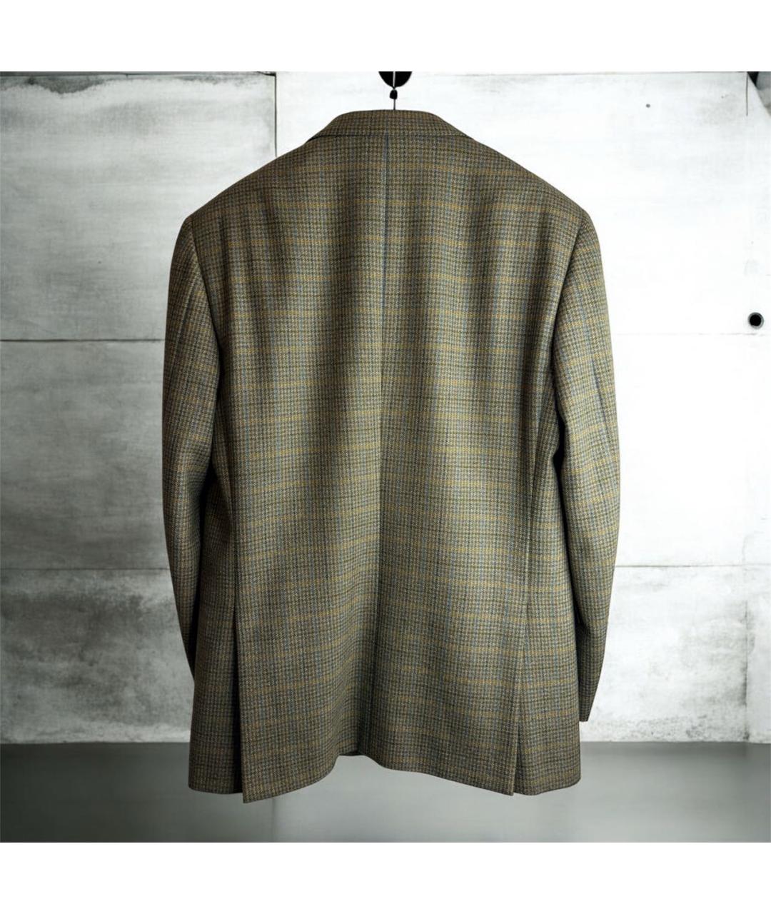 BRIONI Коричневый твидовый пиджак, фото 5