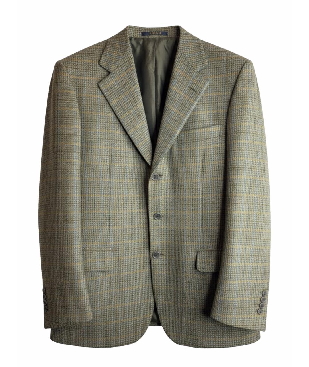 BRIONI Коричневый твидовый пиджак, фото 1