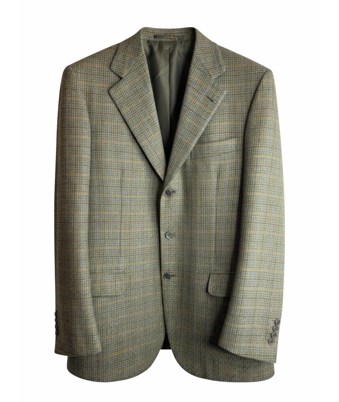 BRIONI Коричневый твидовый пиджак, фото 9