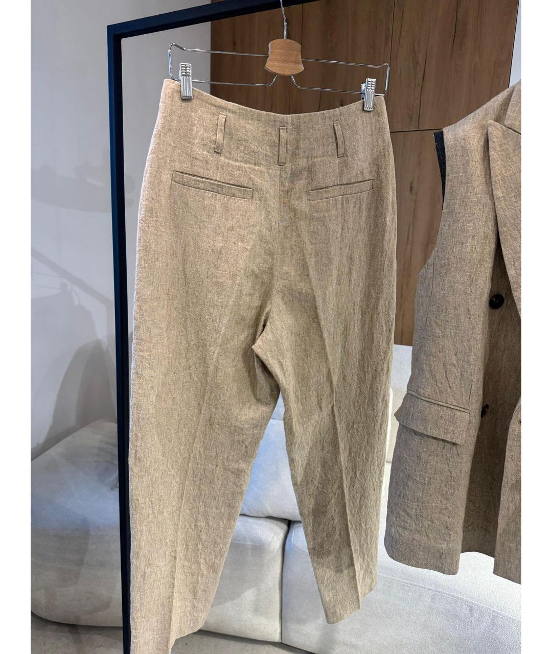 BRUNELLO CUCINELLI Бежевый костюм с брюками, фото 4