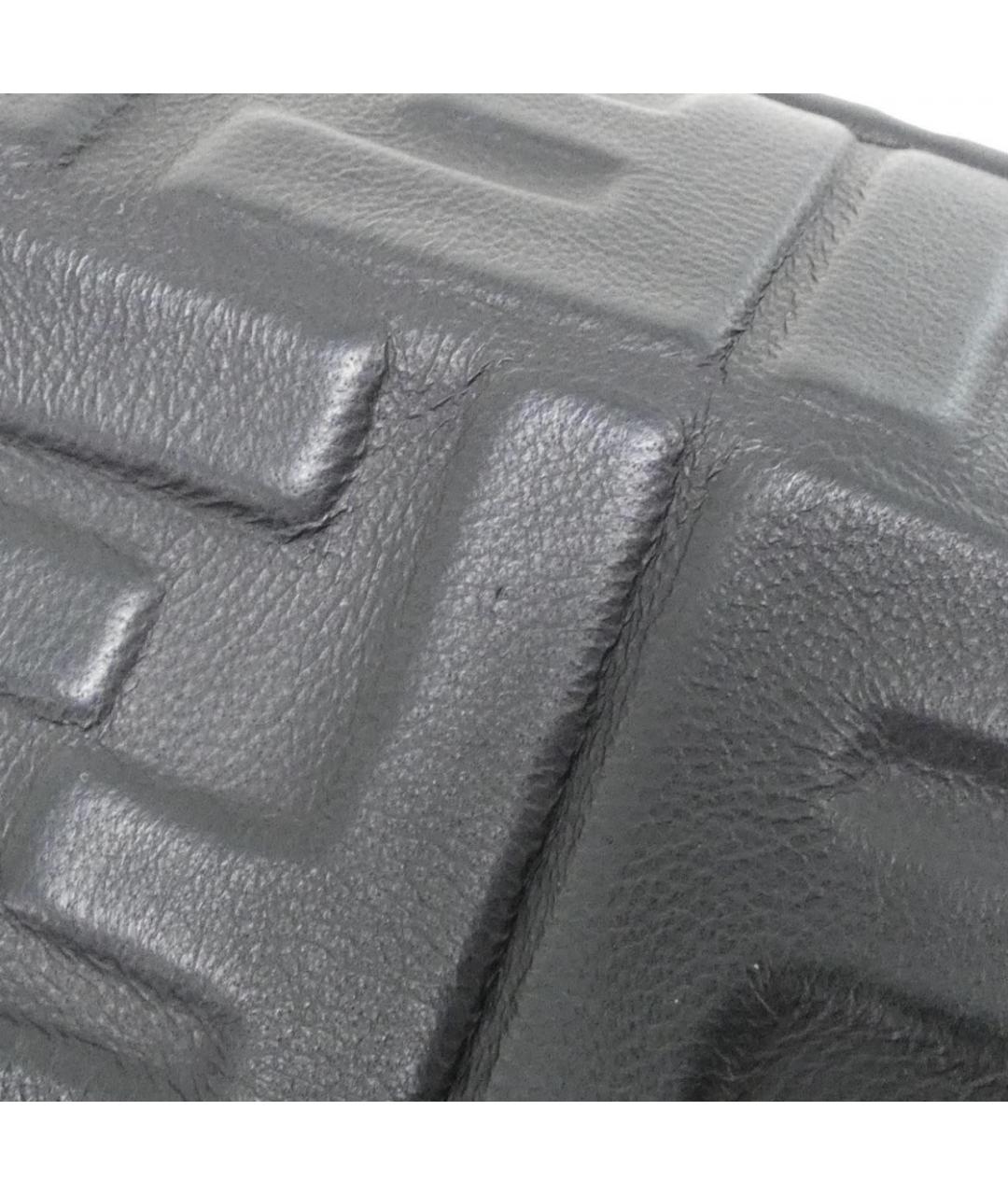 FENDI Черная кожаная сумка через плечо, фото 4