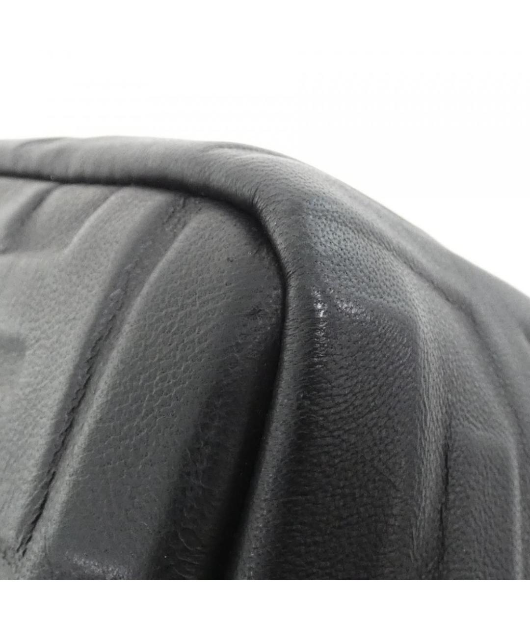 FENDI Черная кожаная сумка через плечо, фото 3