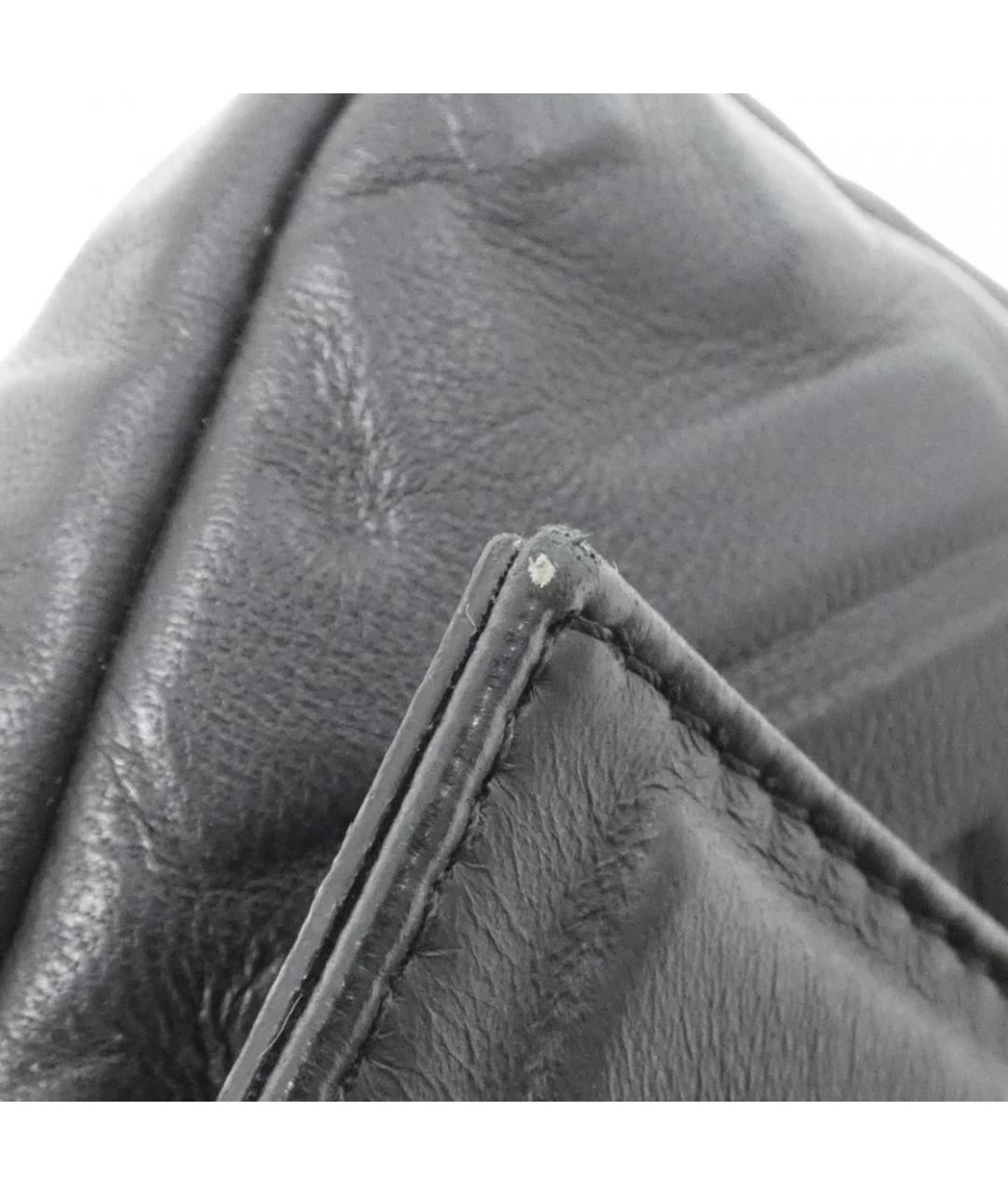 FENDI Черная кожаная сумка через плечо, фото 5