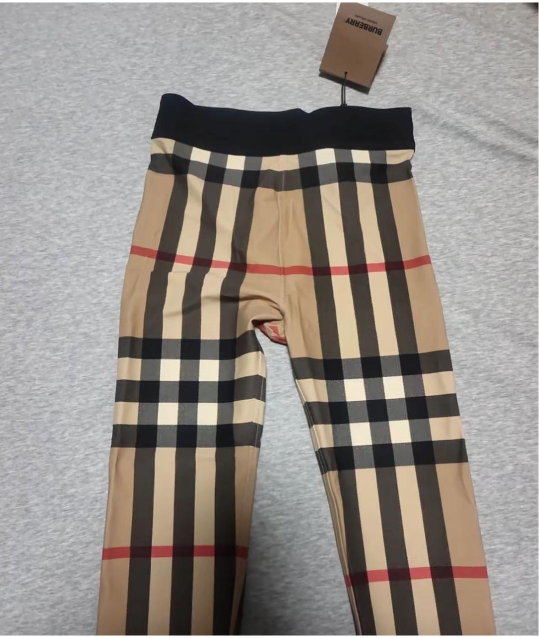 BURBERRY Бежевые брюки и шорты, фото 5