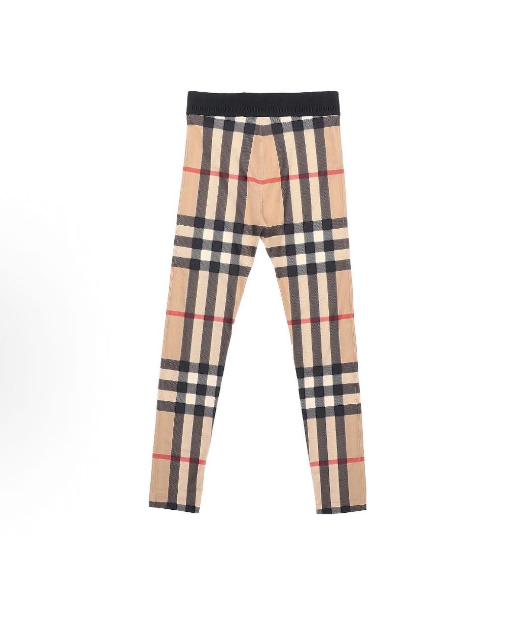 BURBERRY Бежевые брюки и шорты, фото 2