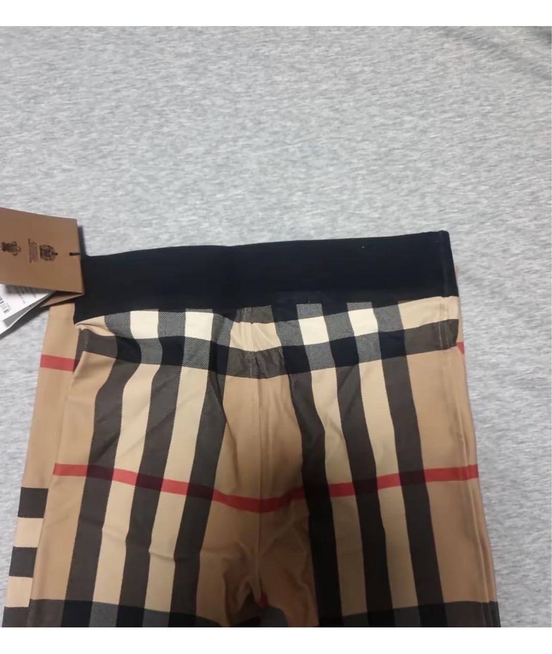 BURBERRY Бежевые брюки и шорты, фото 6