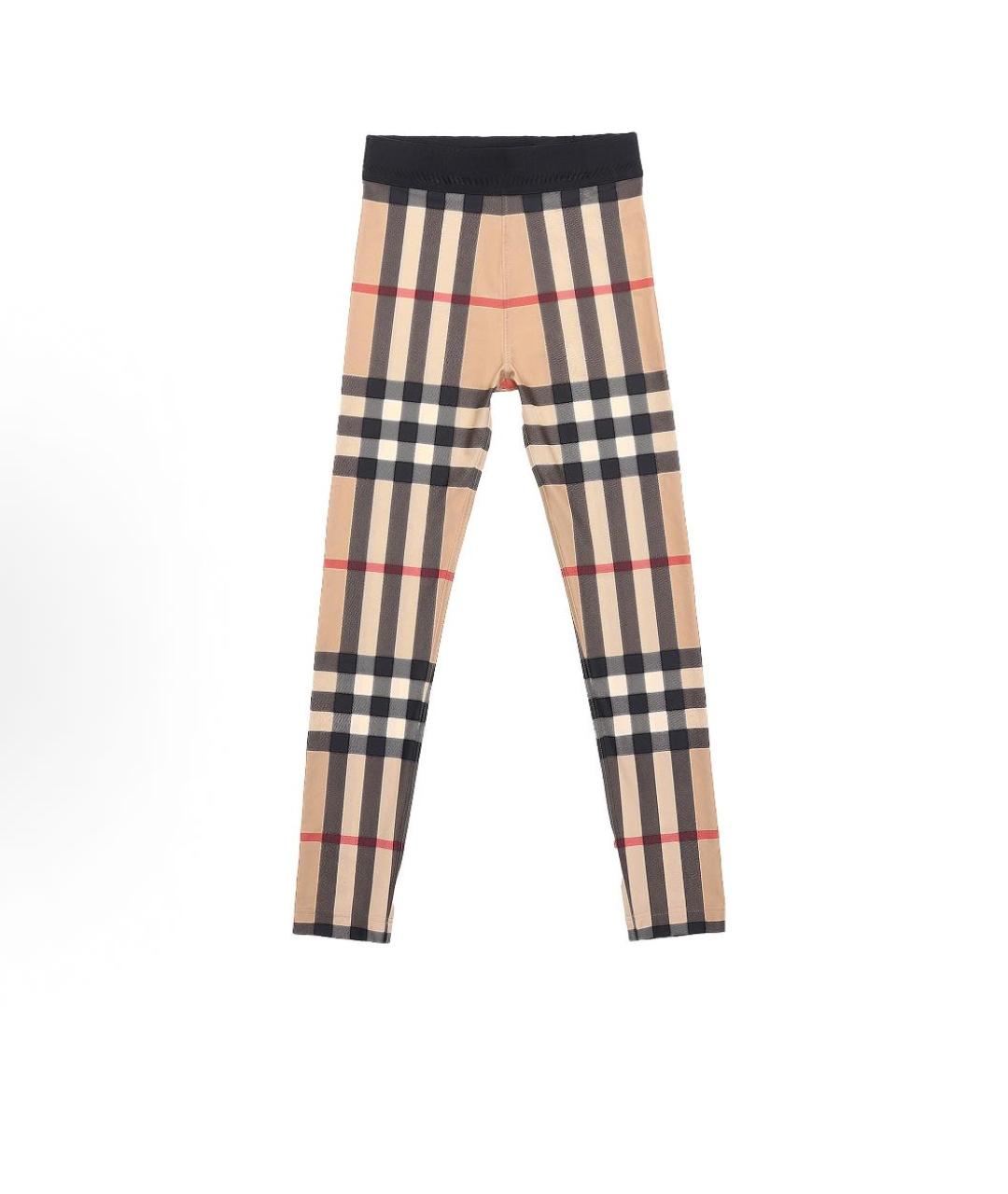 BURBERRY Бежевые брюки и шорты, фото 1