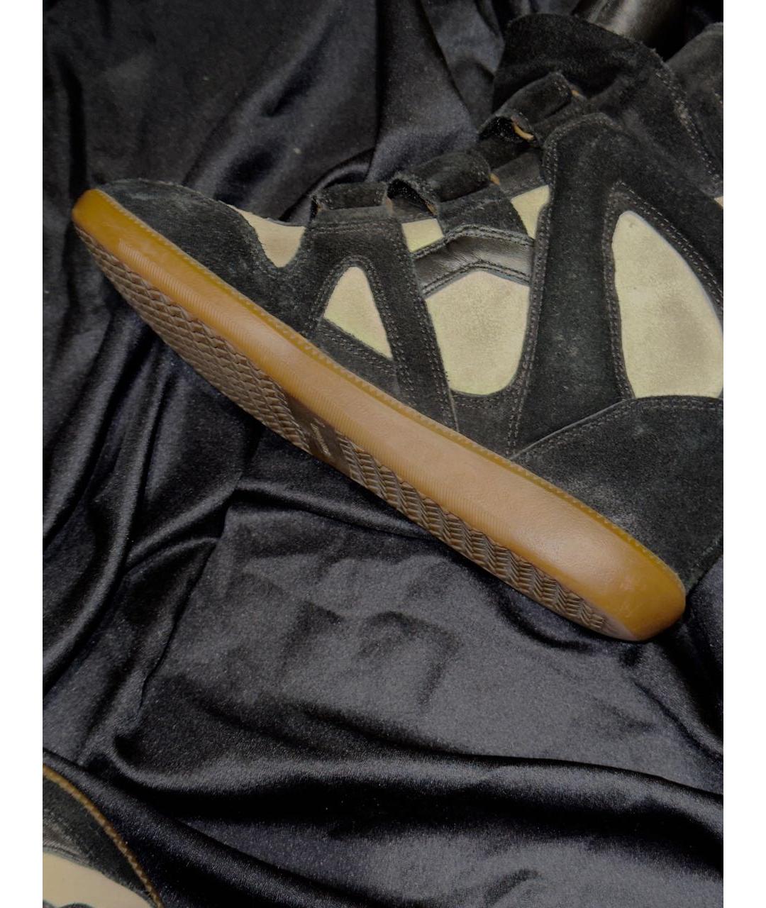 ISABEL MARANT Черные замшевые кроссовки, фото 4