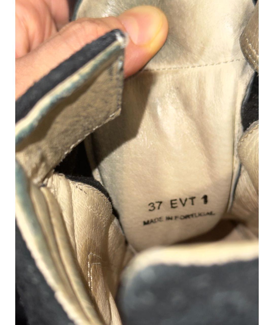 ISABEL MARANT Черные замшевые кроссовки, фото 5