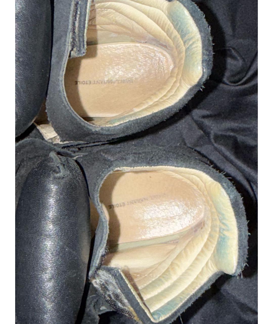 ISABEL MARANT Черные замшевые кроссовки, фото 3