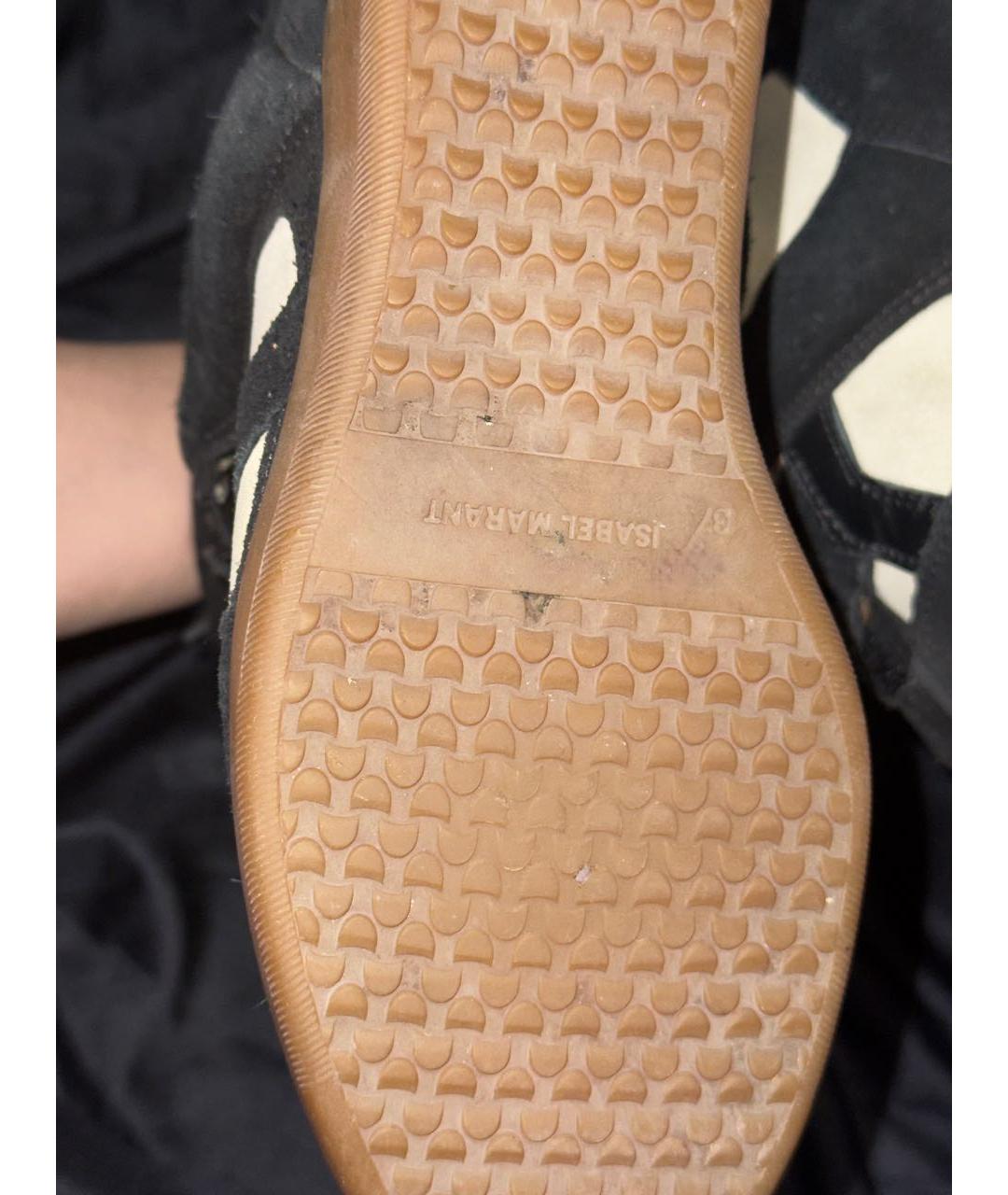 ISABEL MARANT Черные замшевые кроссовки, фото 8