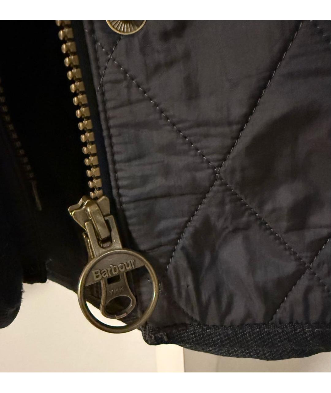 BARBOUR Темно-синяя полиэстеровая куртка, фото 5
